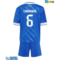 Real Madrid Eduardo Camavinga #6 Rezervni Dres za djecu 2025-26 Kratak Rukav (+ Kratke hlače)